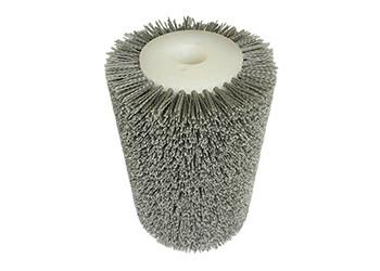 Multipurpose Nylon Bristle Brush White / Black Color For Food Machine Industry
