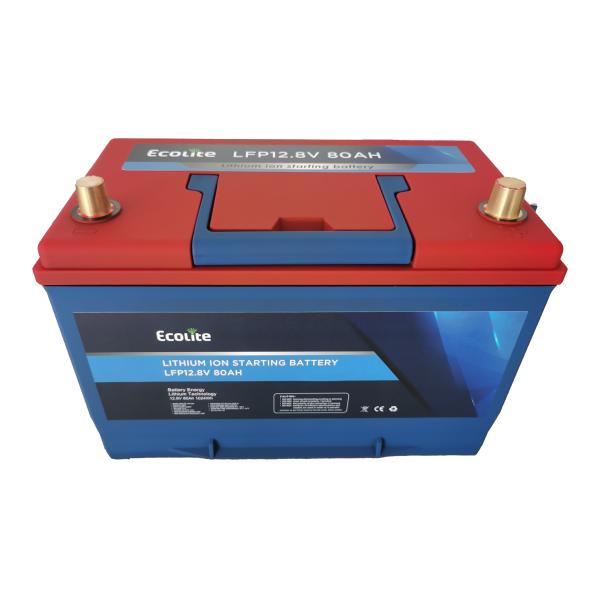 LiFePO4 Литийная батарея 12,8V 80Ah Интегрировать BMS с быстрой зарядкой для автомобиля Стартование