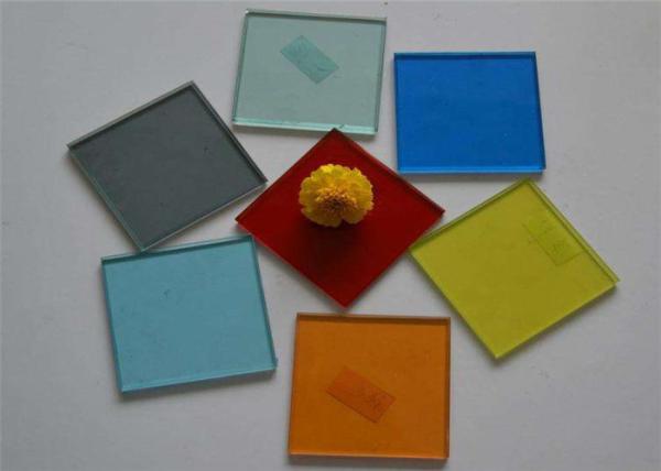 6mm Thickness Grey Tinted Glass , Tinted Tempered Glass For Buildings Material