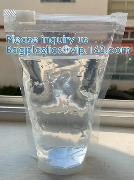 Milk Pouch Bags, Waterproof, Smell Proof, Airproof, Slider Zipper Grip Stand Up Package