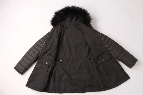 Ladies Revrsible Longline Coats Multicolor Keep Warm Casual And Fashion Black Color Clothes