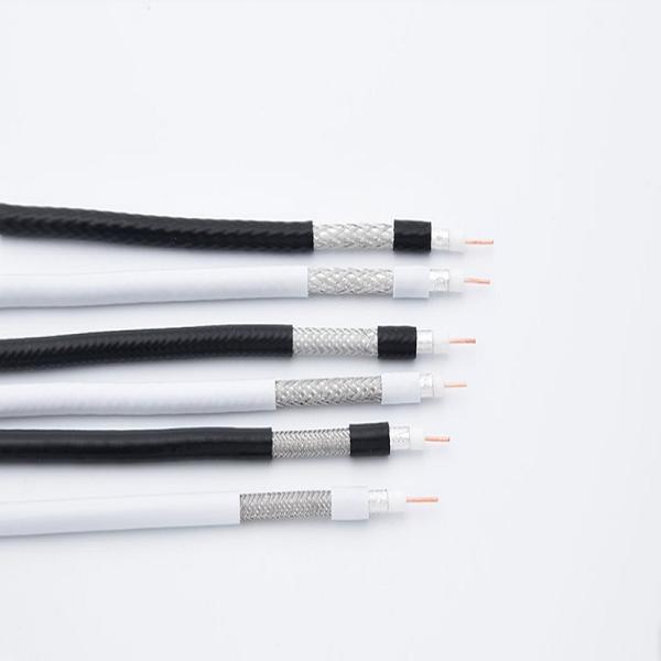Wire and Cable Electrical Outdoor CATV CCTV System FPE Dielectric RG6 Coaxial Cable in Cable Manufacturing