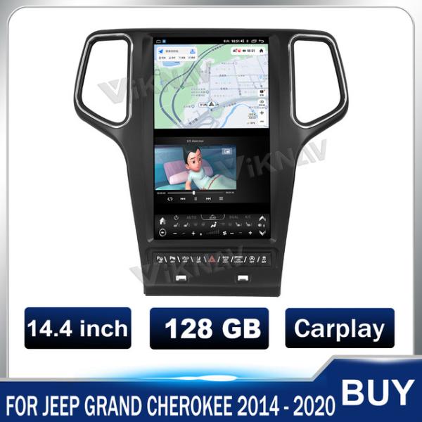Viknav Car Radio For Jeep Grand Cherokee (2014-2019) 14.4 inch Android 13 Auto Stereo GPS Navigation Wireless Carplay