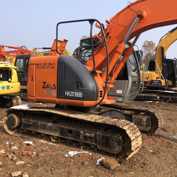 Excavatrice utilisée Hitachi ZX135 Japon ZX130 ZX120 en bon état Poids de fonctionnement 13,5 Tonnes