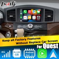 Interface de jeu de voiture sans fil pour le système Android 13 Nissan Quest RE52 Elgrand E52 2011-2020