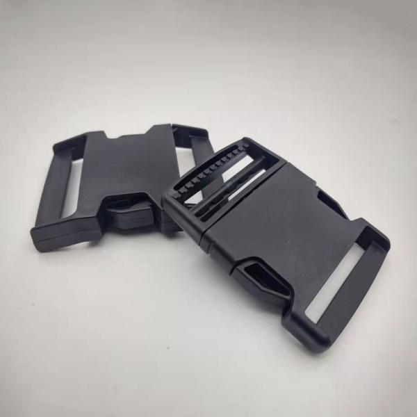 T Shaped Luggage Plastic Safety Buckle 3/5'' 15mm Adjustable Side Release Buckle
