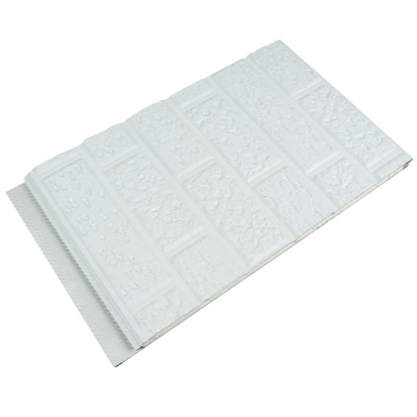 Classic Brick Pattern Exterior Pu Sandwich Panels Decorative Metal Wall Cladding