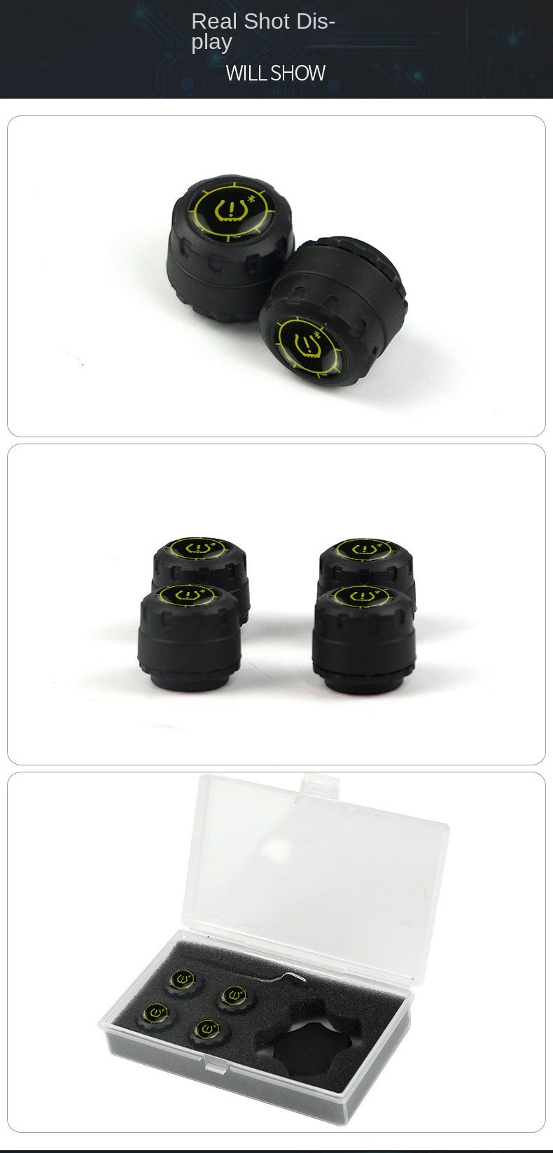 New Condition JINYUNSHENG OE 2.5 External Mobile Phone Wireless for Version Two-Wheel Motorcycle Car Smart Tire Pressure