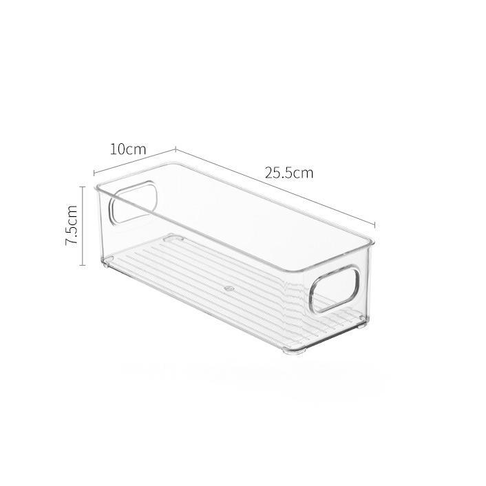 Acrylic Desktop Storage Box Transparent Thickening Student Dormitory Cosmetics Snacks Sundry Sorting Device