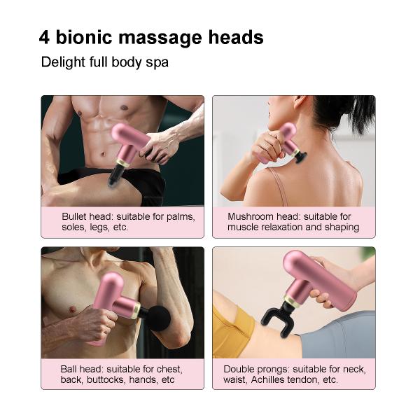 Fascial Body Massager Mini Massage Gun Portable Handheld Electric Vibration Massage Gun