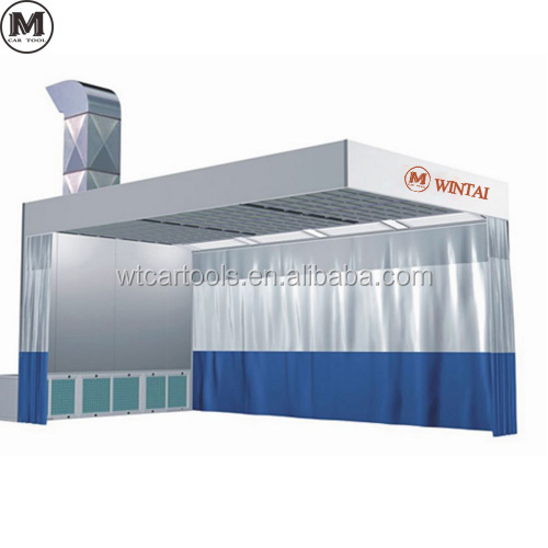 4KW Centrifugal Fan Intake Bus Spray Booth For Car Polish Preparation