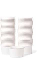 9-Oz Disposable Dessert Bowls For Hot Or Cold Food, 9-Ounce Party Supplies Treat Cups For Sundae, Frozen Yogurt