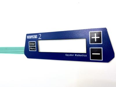 Mudança de membrana padrão de revestimento mate personalizável PC com janela LCD transparente
