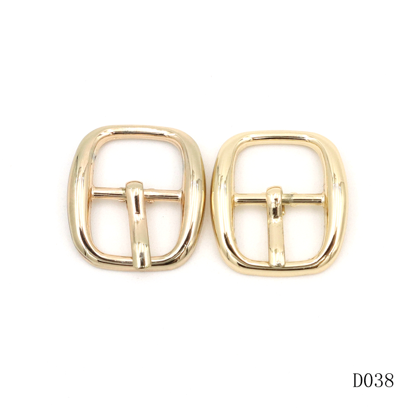 Shoes Buckle Wholesale 13mm Center Bar Pin Buckle Metal Adjustable Buckle
