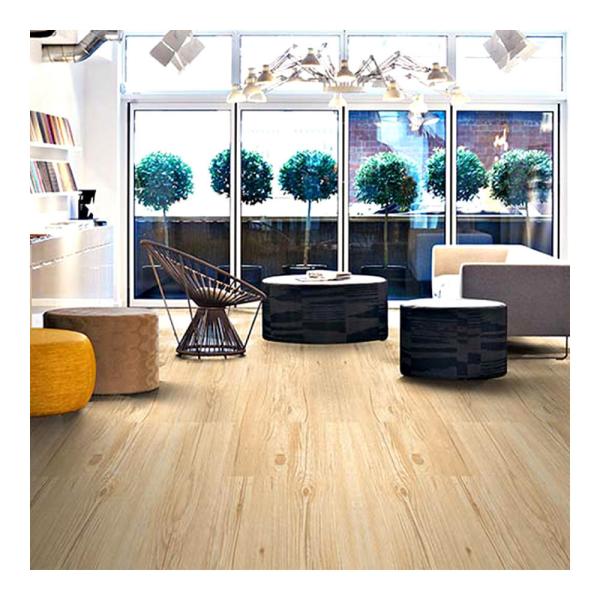 Vinil comercial do SPC do espaço da casa que pavimenta 2mm 18 * 18 customizável