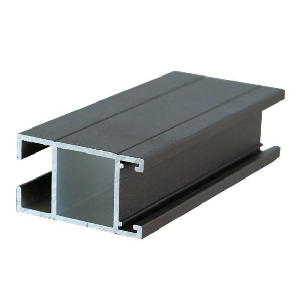 6000 Series Brown Sandblasting Aluminum Profiles For Sliding Windows And Door