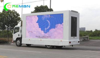Small Square TV LED Mobile Van Advertising 96X96 By 7000 Cabinet Kinglight Lamp