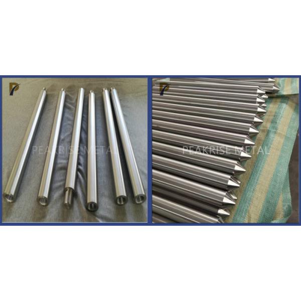 99.97% 50.8mm Molybdenum Electrode Rod High Conductivity For Glass Melting Industry