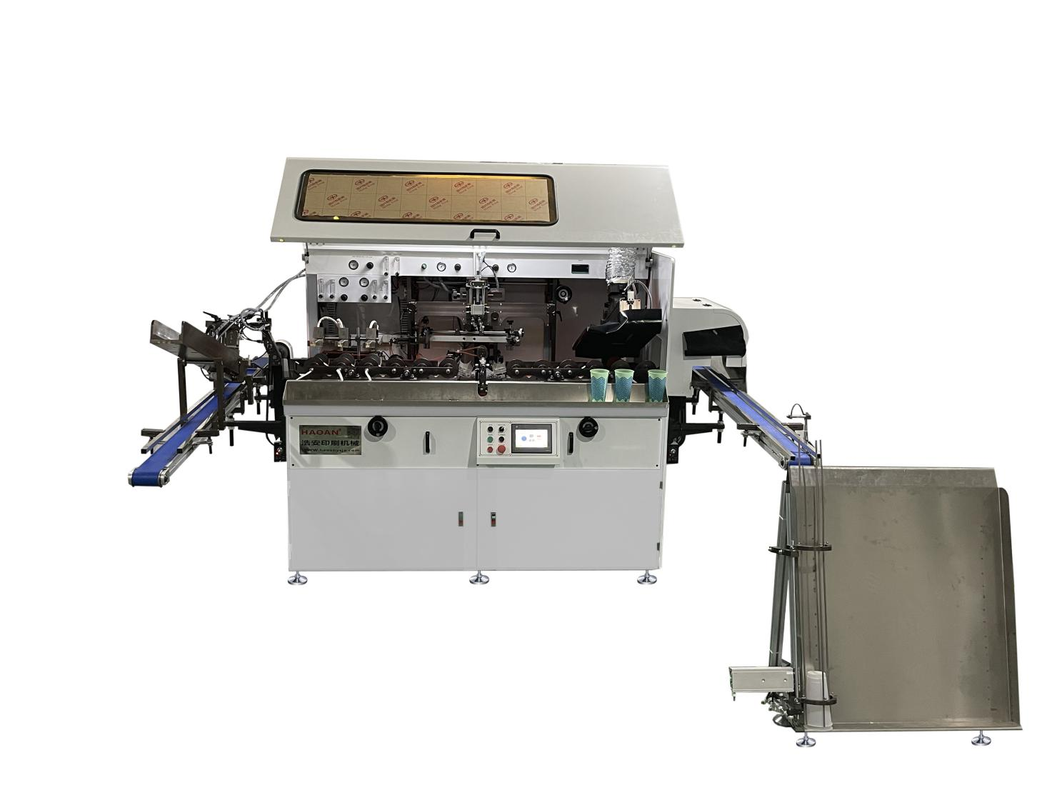 One Color Servo Screen Printing Machine Fully Automatic For Containers