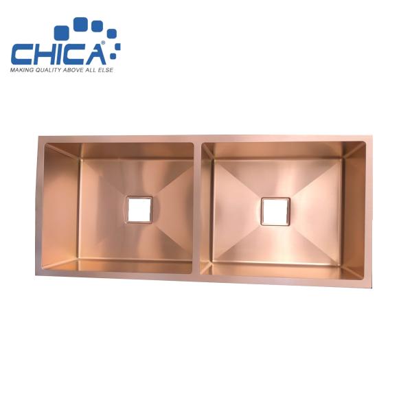 Luxury Stainless Steel Kitchen Sink Hot Sale Kitchen Sink Double Bowl Topmount Kitchen Sink