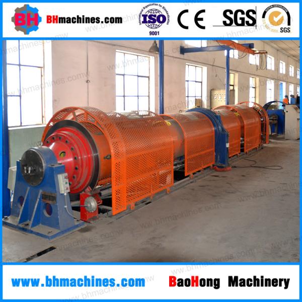 Copper wire production line for tubular cable strander machine bearing type tubular machine