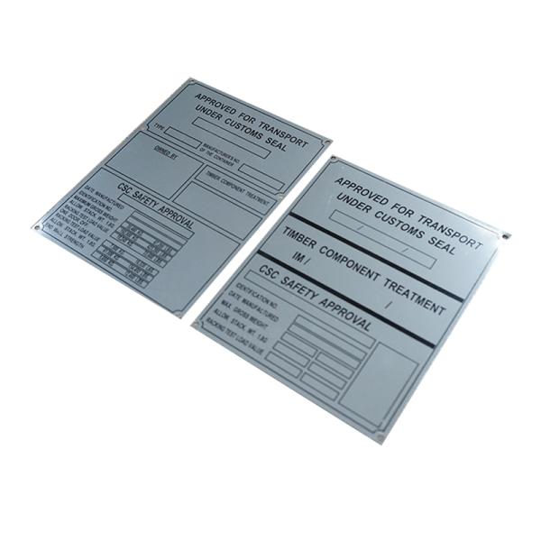 Placa CSC de contenedor de envío ISO en contenedor