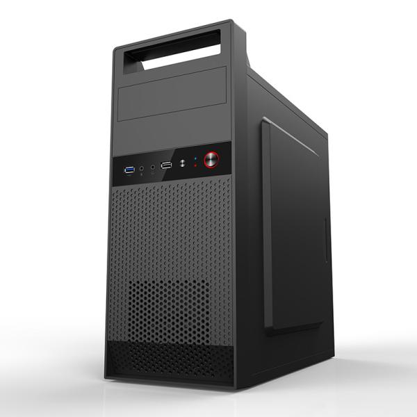 Black MATX Motherboard SPCC Industrial PC Case