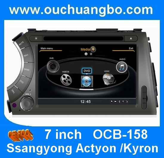 Ouchuangbo S100 platform head unit gps navi Ssangyong Actyon/Kyron with 3G WIFi 20 disc OCB-158