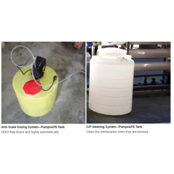 RO Water Treatment Brackish Water System For TDS Salinity And Hardness Removal