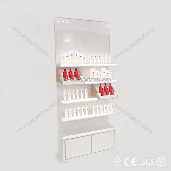Best sale custom cosmetic display showcase, makeup display case