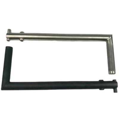Universal Car Fitment 1 Raised Rail Titanium Sprint Car Brake Pedal Lever para personalização de carros de corrida
