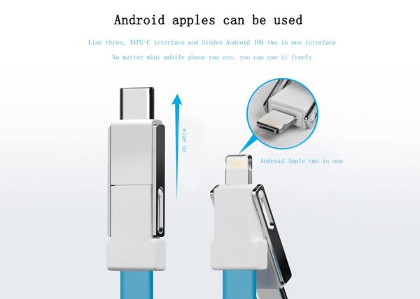 Magnetic Charger 3 In 1 8pin USB Cord