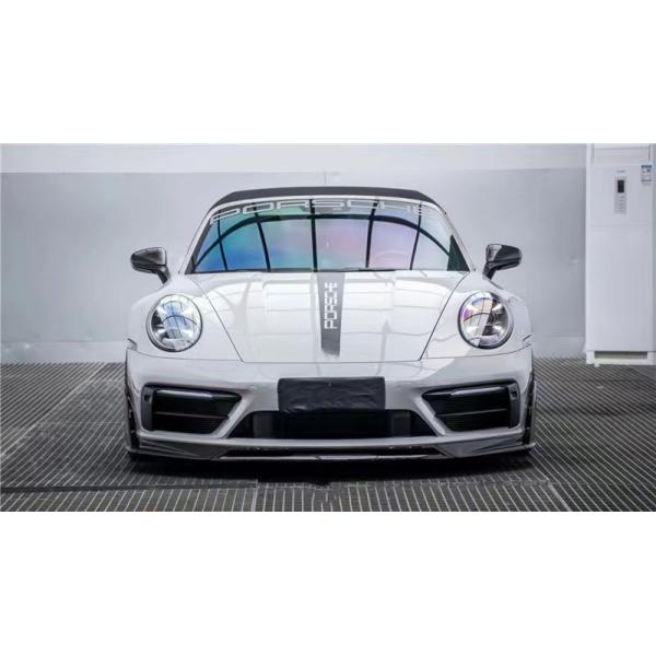 For Porsche 992s Carbon Fiber Body Kit 992s AE Style Dry Carbon Fiber Front Lip Diffuser Spoiler Side Skirt