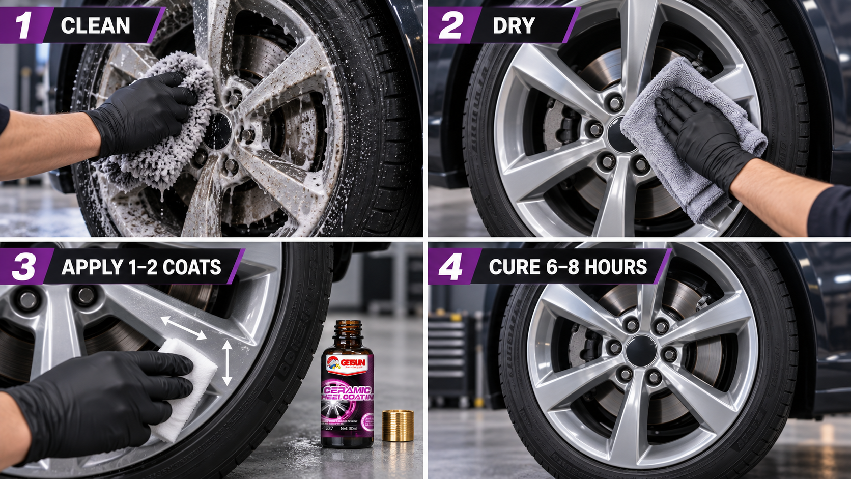 GETSUN 30ml Nano Ceramic Wheel Coating
