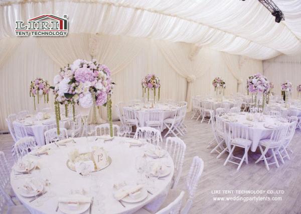 Das barracas luxuosas do casamento do partido paredes de vidro para 500 - 600 povos para o evento exterior do casamento