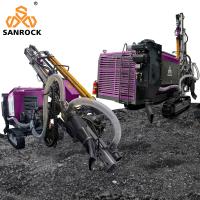 A esteira rolante integrou o equipamento de perfuração giratório diesel de furo da mineração hidráulica DTH do equipamento 206KW