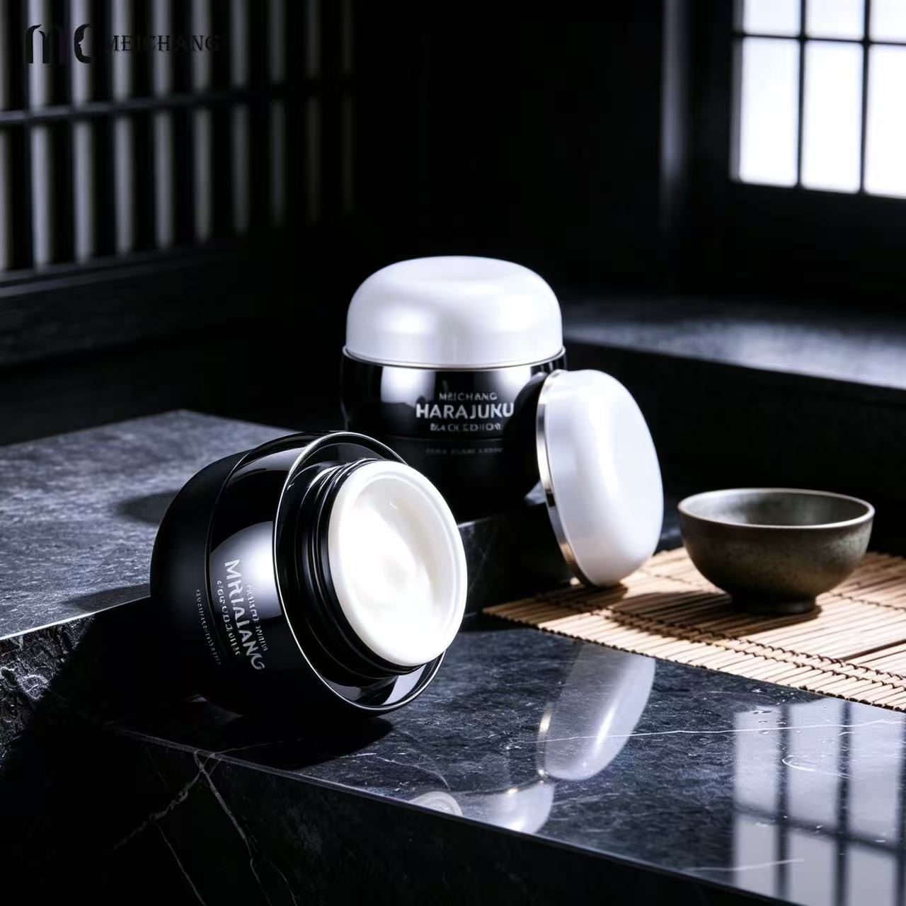 50g Double Wall Ball-Shaped Cosmetic Cream Jar for Premium Skincare Packaging(MC-P-569)