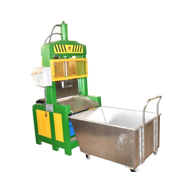 XQL-80 Model 5.5KW Power Hydraulic Rubber Cutting Machine with Compact Structure for Rubber Bale Cutter