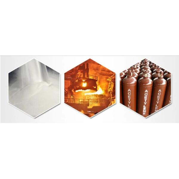 Customized CaC2 Calcium Carbide High Reactivity For Steel And Iron Industry