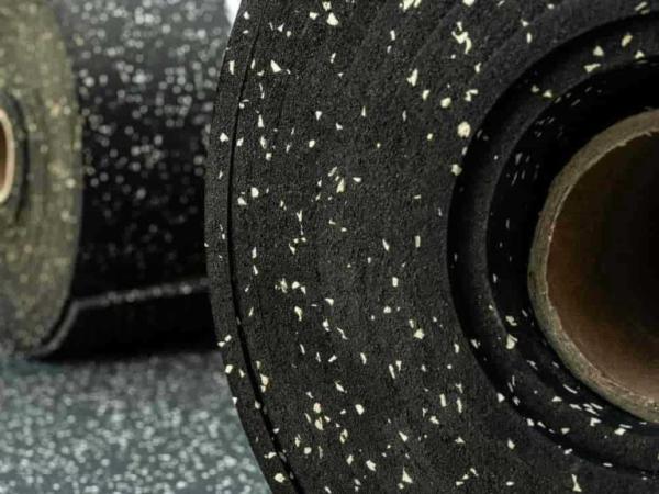 Blue Rubber Floor Rolls 500x500mm 1000x1000mm Black Rubber Mat Roll