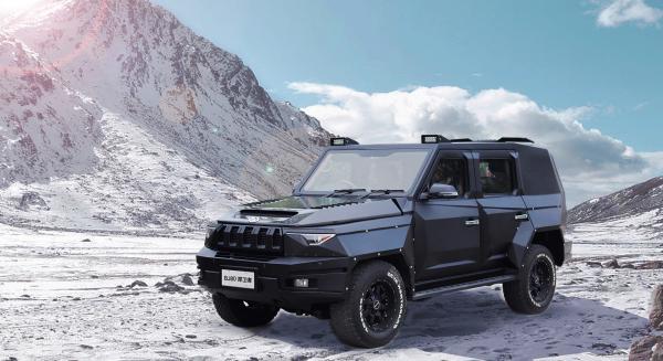 4x4 Euro V  Baolong BJ80 Bullet-Proof Car,4x4 Light Armored Car for Asia