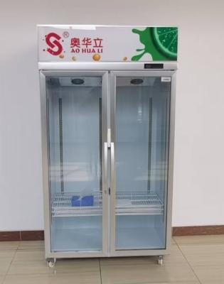 Magnetic Double Door Commercial Fridge Convenient 667L 2 Door Display Fridge
