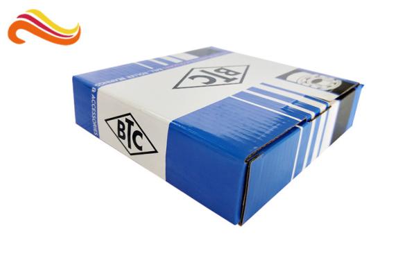 Crack Resistant Corrugated Paper Box Glossy Lamination CMYK Printing CO-038