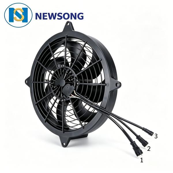 3150rpm 140W Automobile AC Condenser Fan Bus Air Conditioning Parts OEM Replacement