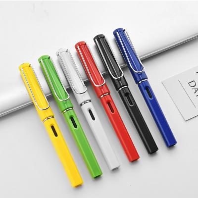 Plastic Student Exam Fountain Pen Colorful 0.5mm Business Advertising Neutral Pen