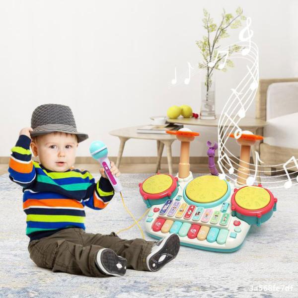 Age Range 2 to 4 Years Children's Toy Drums for Young Children's Musical Instruments