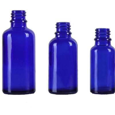 Garrafas azuis de 1 conta-gotas de olho de vidro da polegada 0.05mm para o empacotamento cosmético