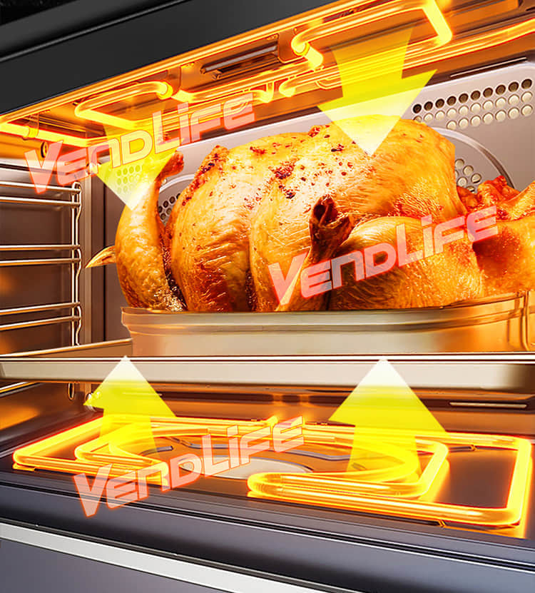 VendLife Dual Microwave Bento Vending Machine: 24/7 hot meal vending kiosk. 2x4000W, 45s, 110-168 boxes, QR & face-pay. Offices, factories. Operators, wholesalers, vending entrepreneurs.