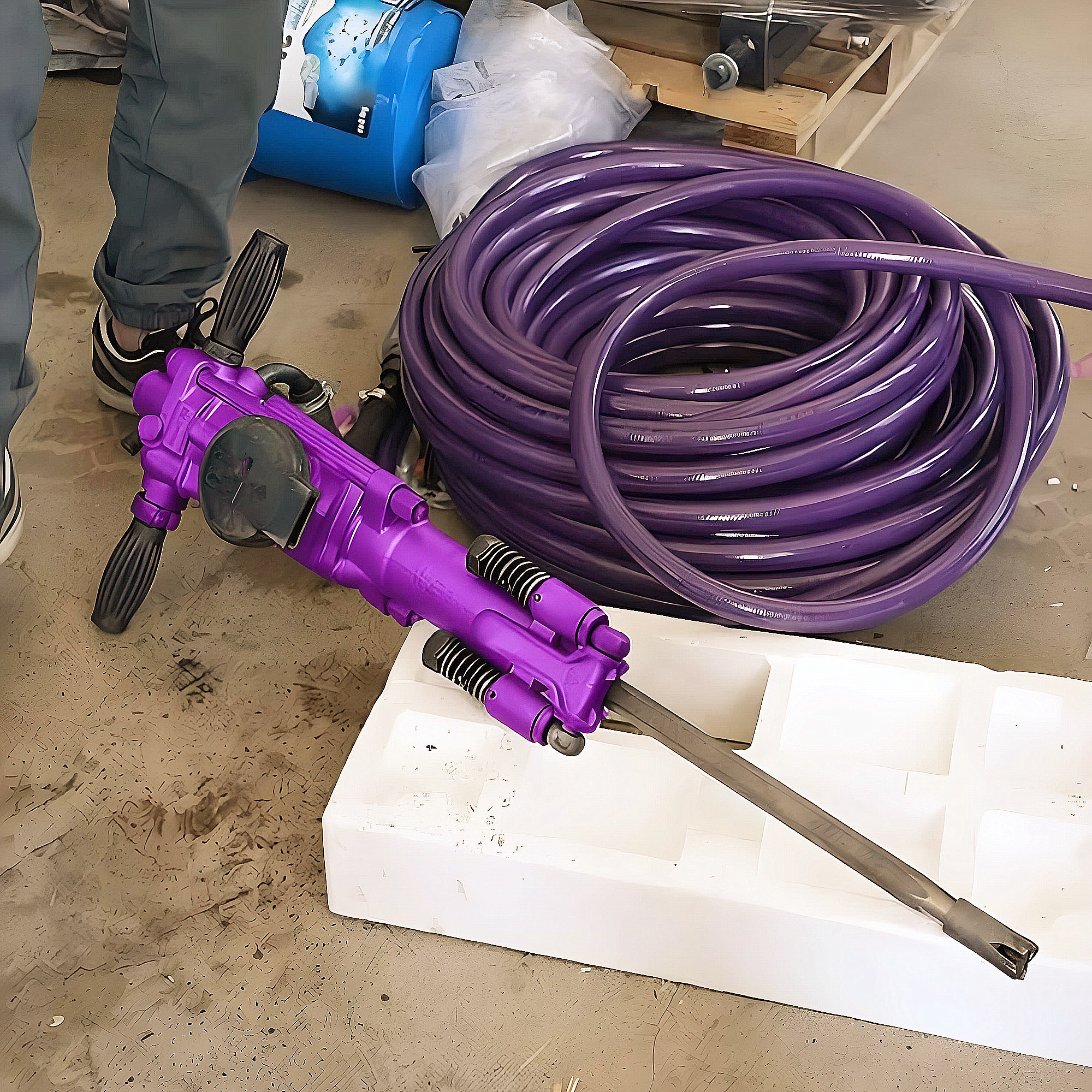 Hand Rock Drilling Machine Concrete Breaker Hammer Portable Rock Drilling Machine