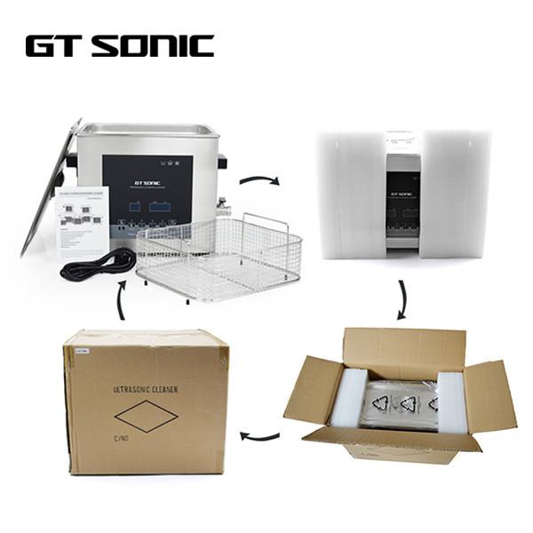 Single Frequency GT SONIC Ultrasonic Cleaner For Grime Degrease Remove